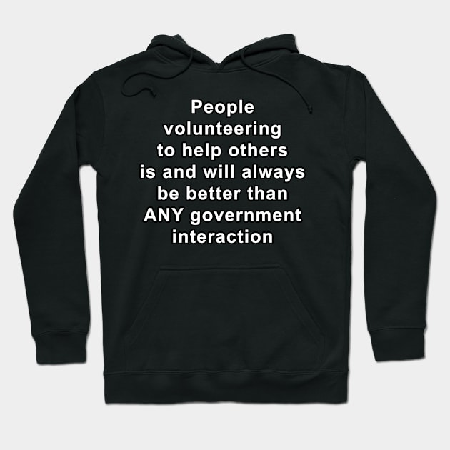 Voluntaryism Hoodie by Views of my views